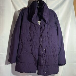 Lands’ End winter coat - 600 down fill - purple - XL - NWT